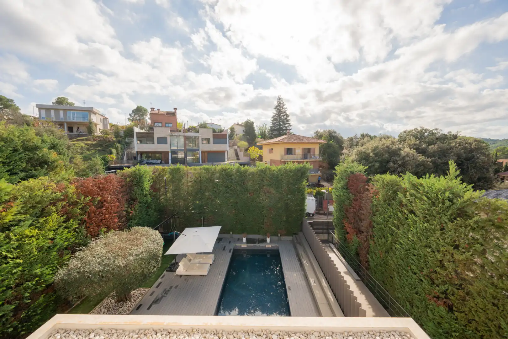 Piscina de Casa o chalet en venta en Sant Cugat del Vallès con Aire acondicionado, Calefacción y Jardín privado