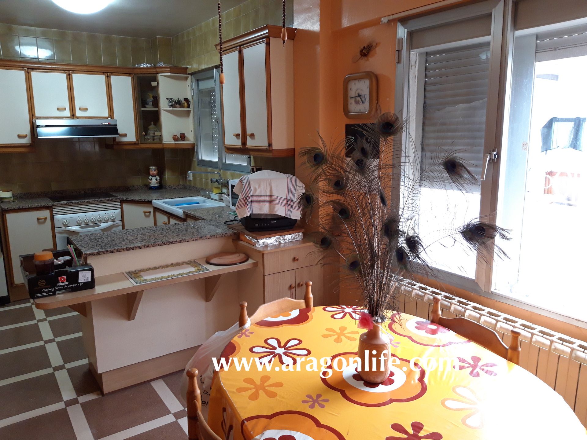 Kitchen of House or chalet for sale in Maella  with Heating, Terrace and Furnished