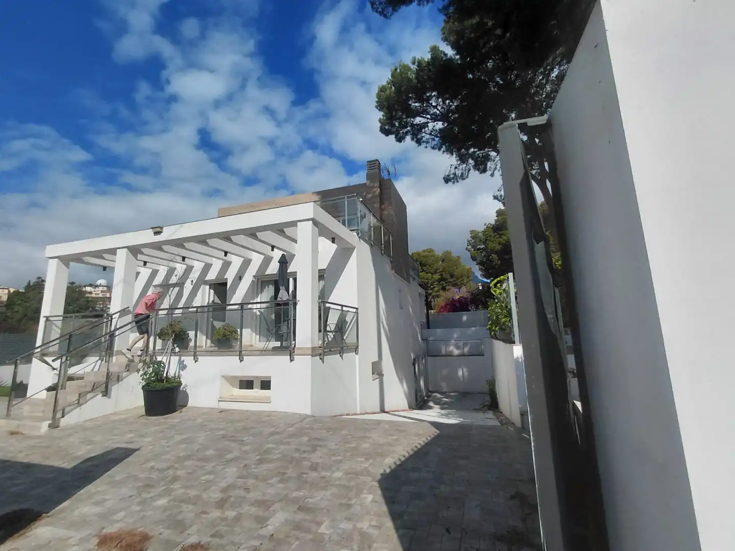 Vista exterior de Casa o chalet de alquiler en La Nucia con Aire acondicionado, Jardín privado y Terraza