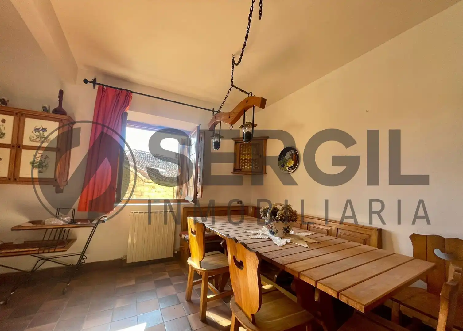 Dining room of Houses for sale in Brieva  with Heating, Private garden and Storage room