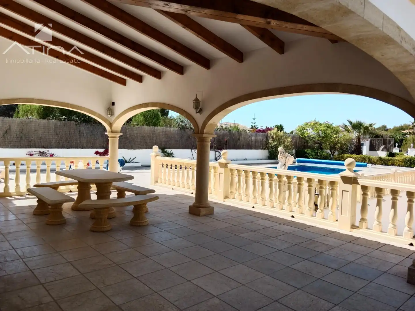 Terrace of Houses for sale in Jávea / Xàbia  with Air Conditioner, Heating and Private garden