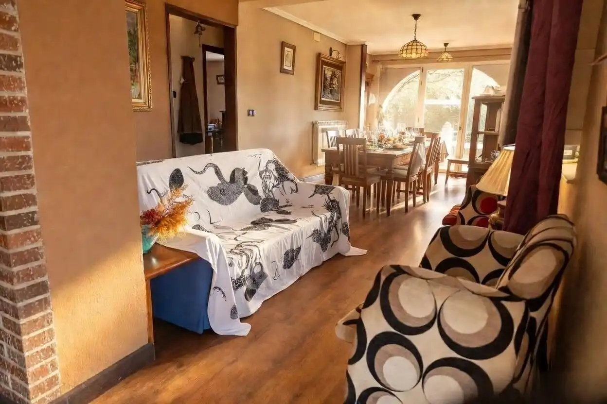 Living room of Houses for sale in Muros de Nalón  with Heating, Private garden and Terrace