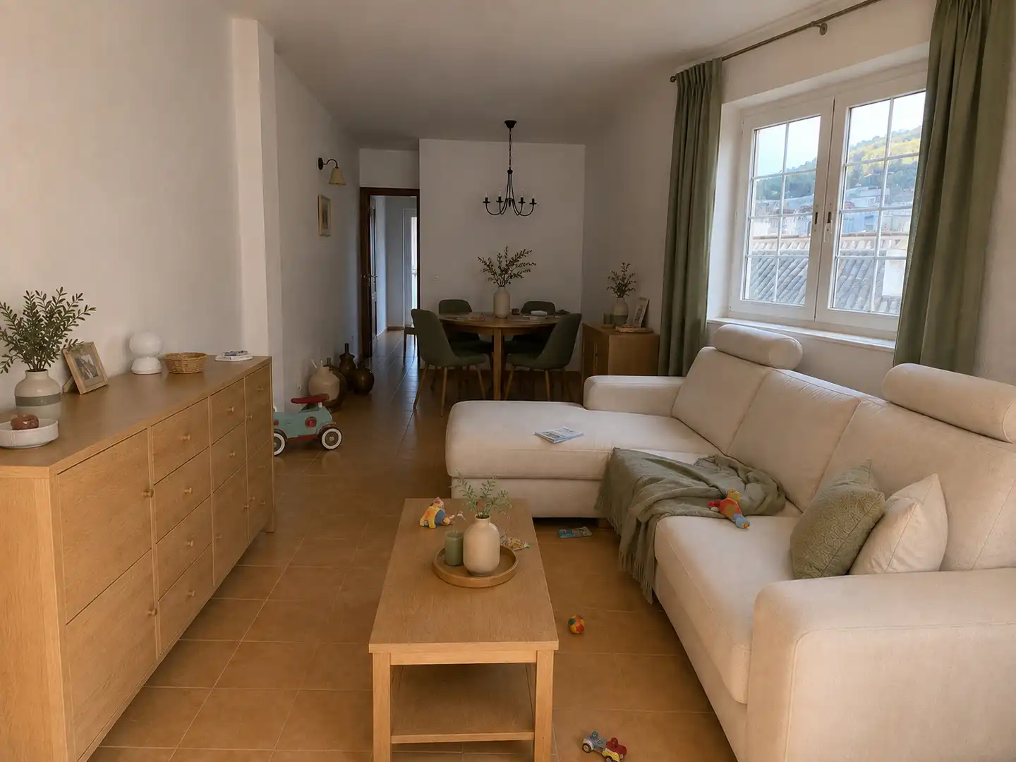 Sala d'estar de Pis en venda en Cártama amb Terrassa