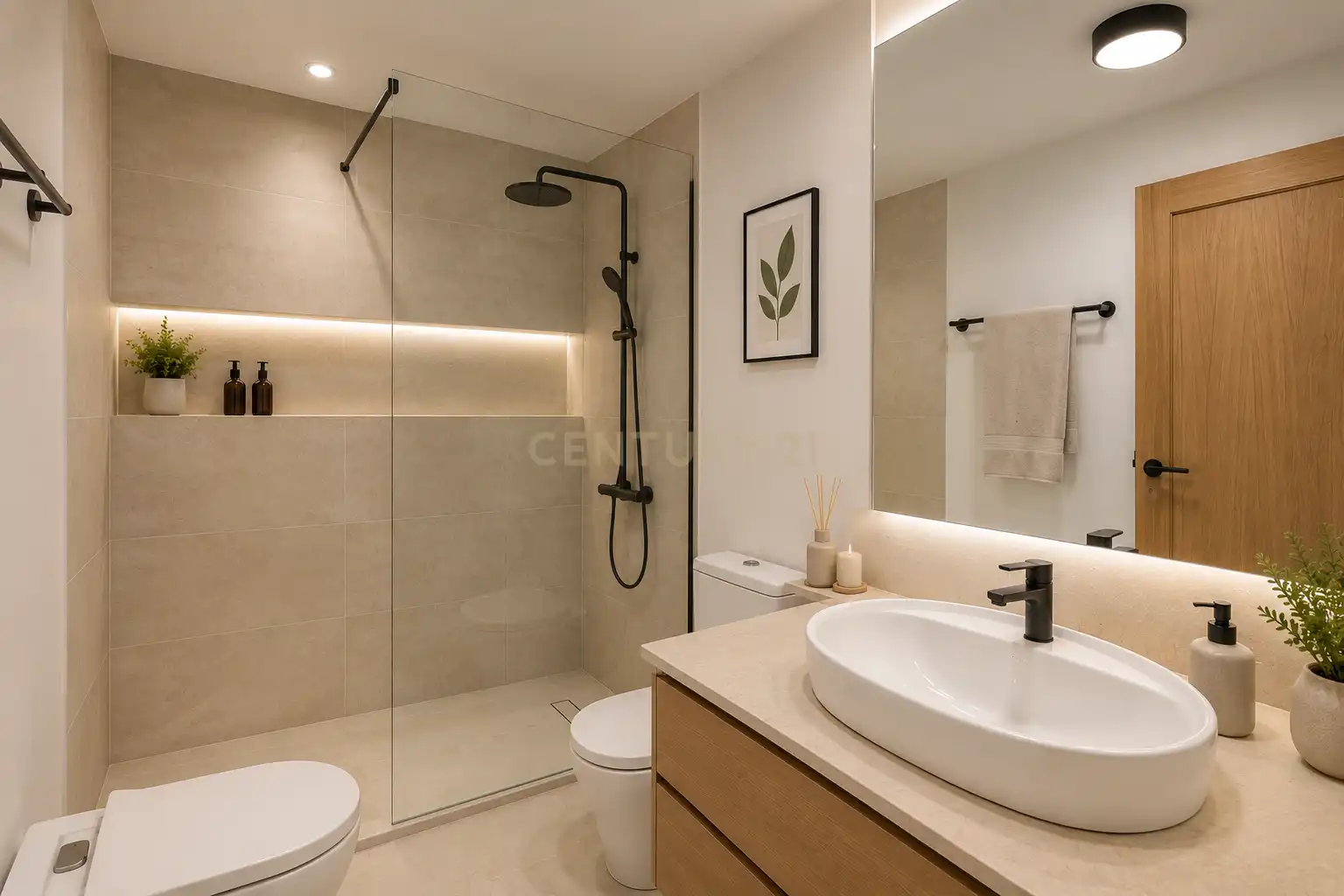 Bathroom of Apartments for sale in Marbella  with Air Conditioner, Swimming Pool and Washing machine