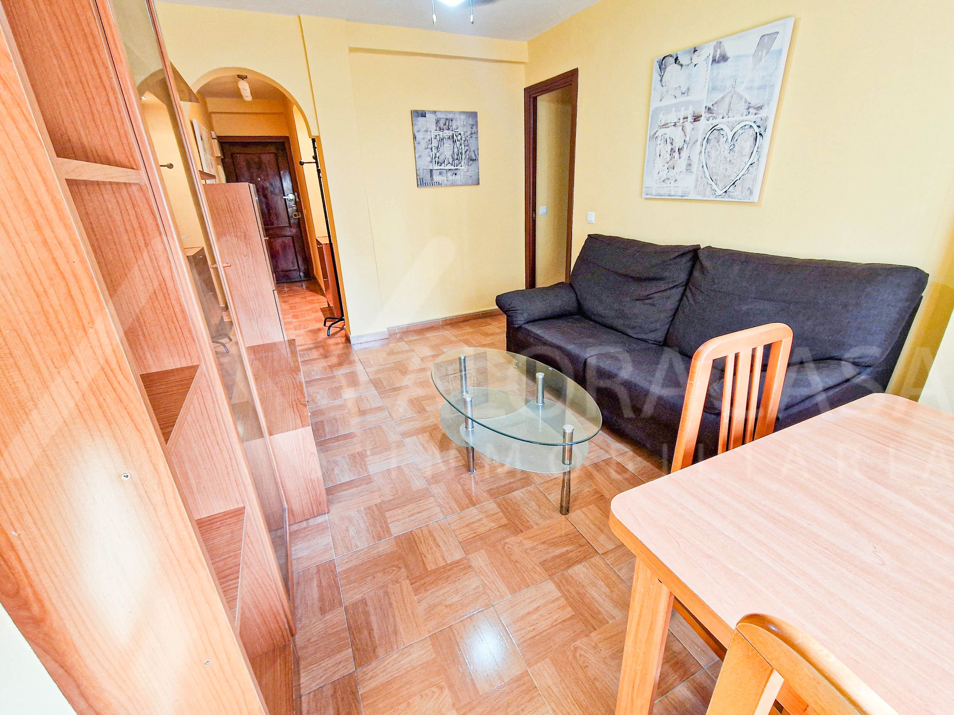 Living room of Flat for sale in Málaga Capital  with Air Conditioner and Furnished