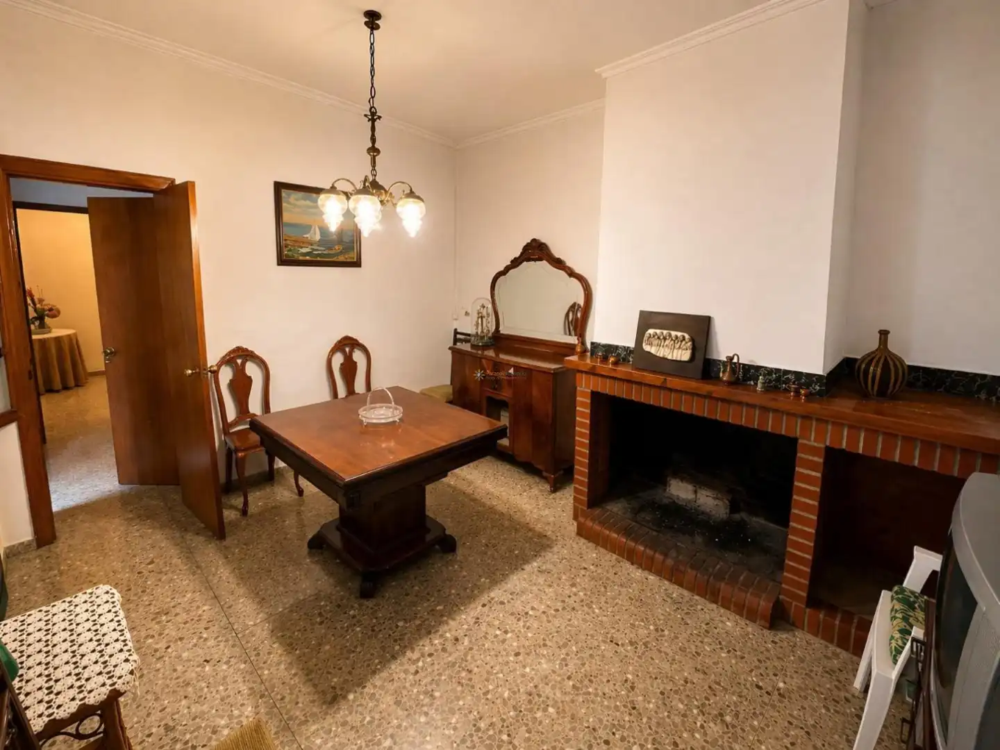 Menjador de Casa adosada en venda en Aielo de Malferit amb Calefacció, Terrassa i Traster