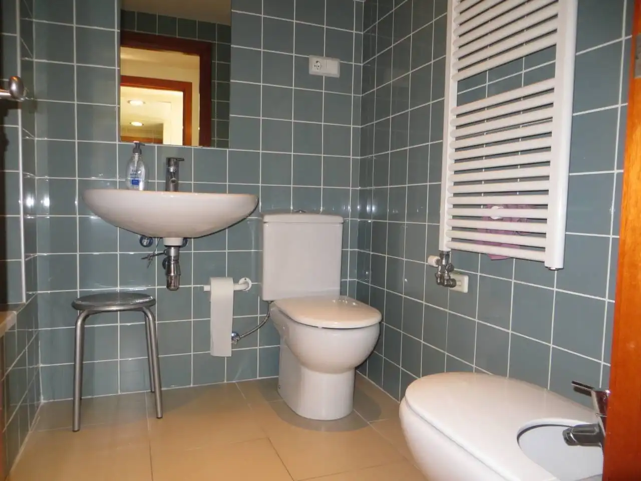 Badezimmer von Wohnung zur Miete in Cubelles mit Klimaanlage, Heizung und Terrasse