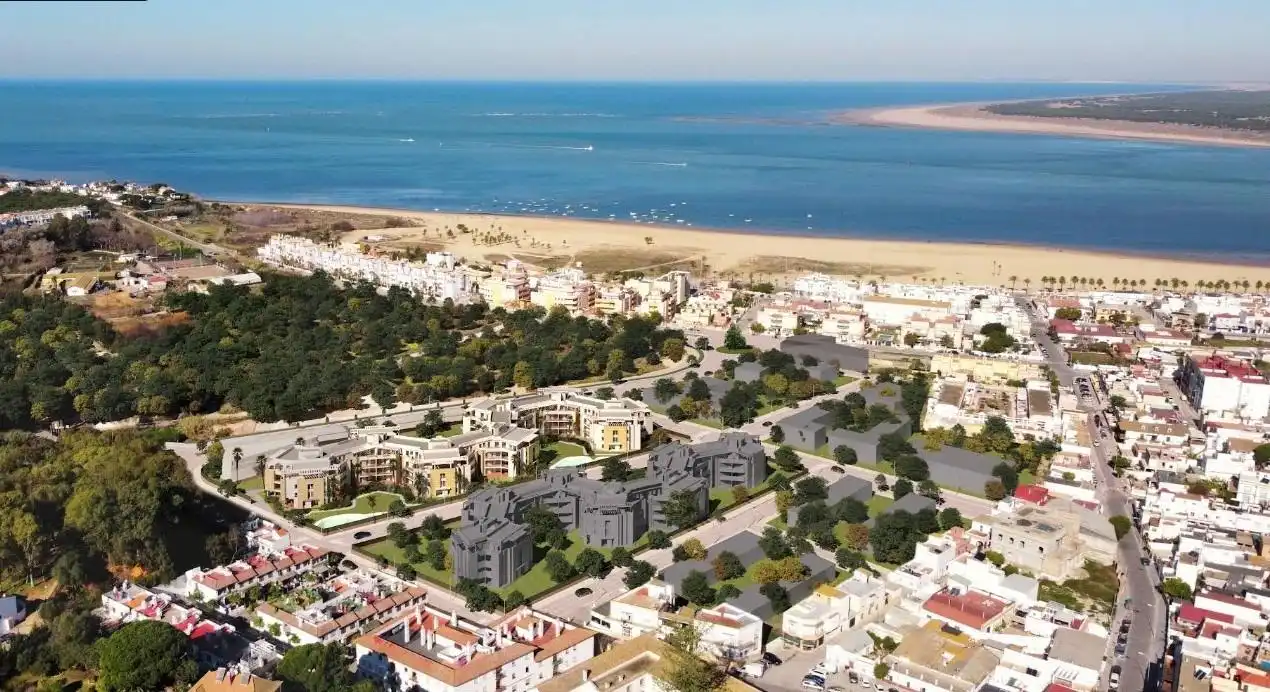 Vista exterior de Piso en venta en Sanlúcar de Barrameda con Jardín privado, Terraza y Trastero