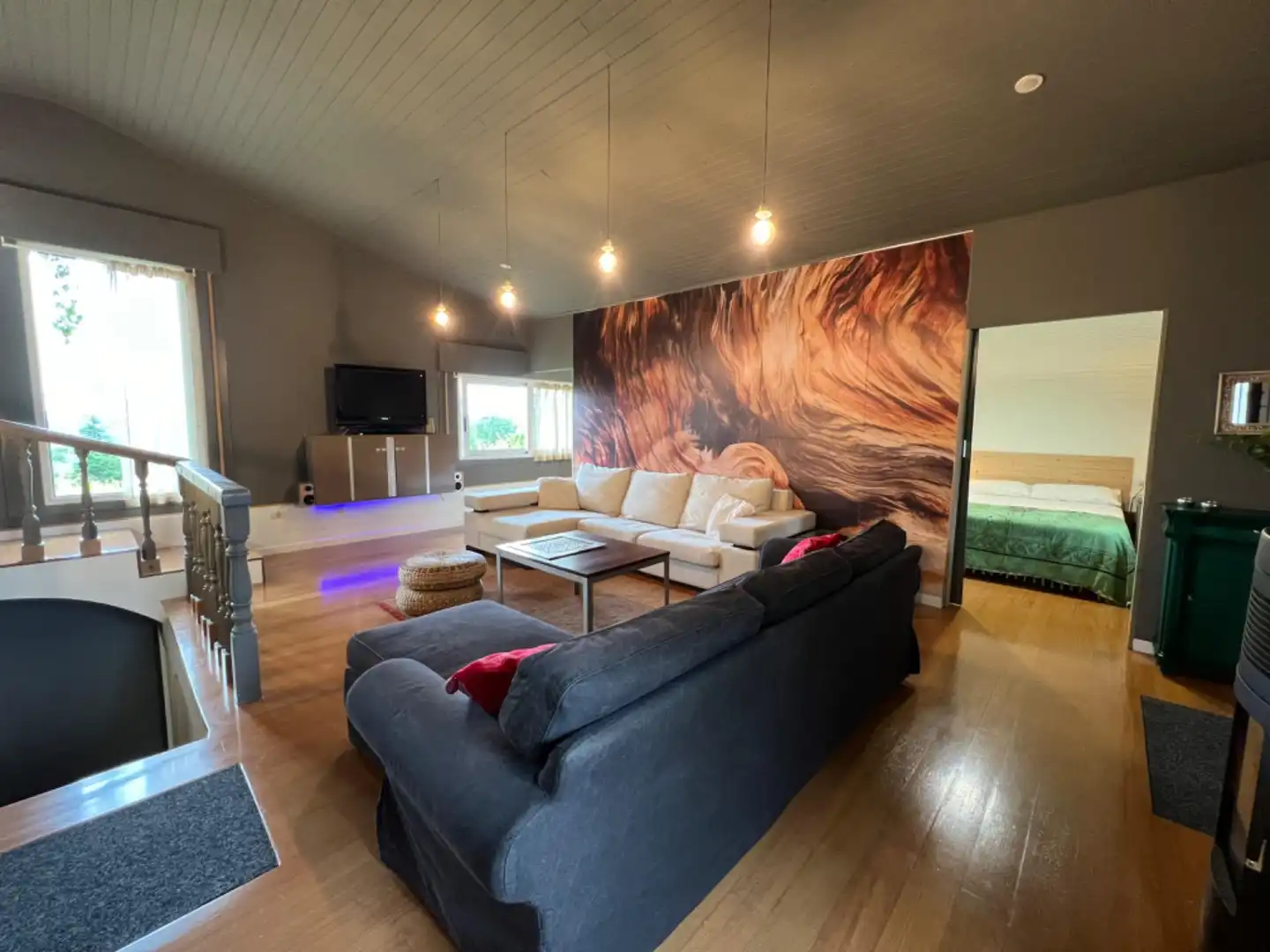 Sala d'estar de Casa o xalet en venda en Celanova amb Calefacció, Jardí privat i Terrassa