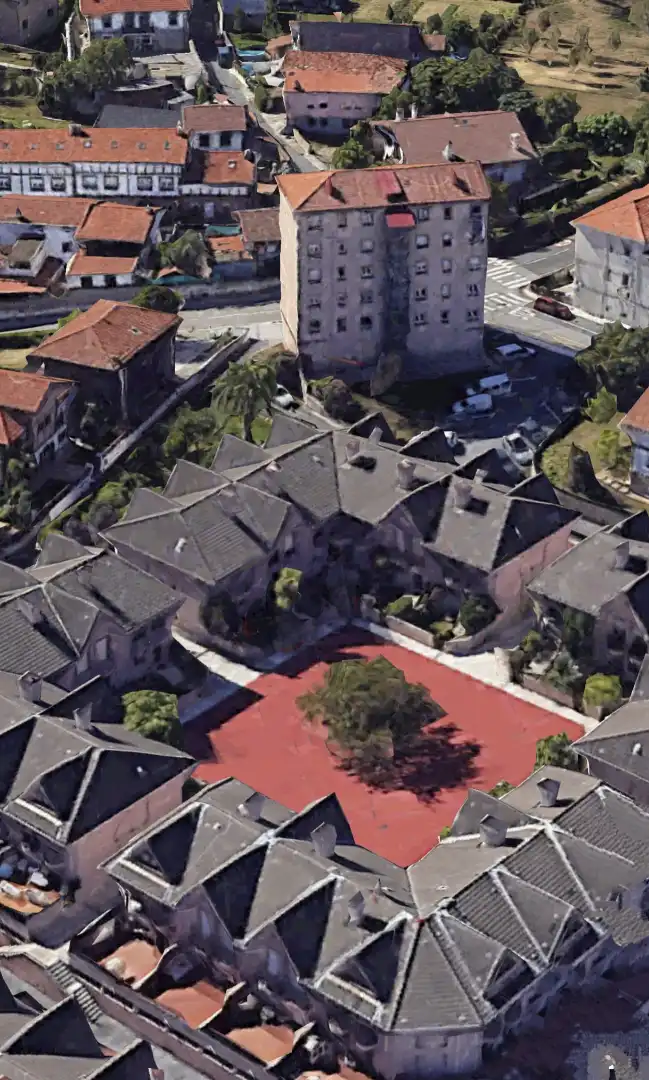 Vista exterior de Casa o xalet en venda en Valle de Trápaga-Trapagaran amb Calefacció, Jardí privat i Terrassa