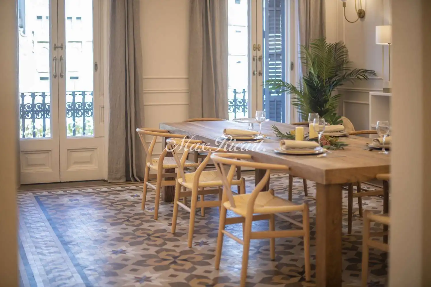 Esszimmer von Wohnung zur Miete in Barcelona mit Klimaanlage, Heizung und Abstellraum