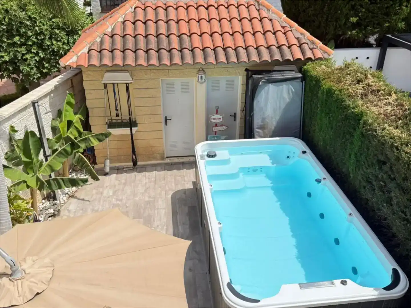 Piscina de Casa adosada en venda en Benalmádena amb Aire condicionat i Piscina