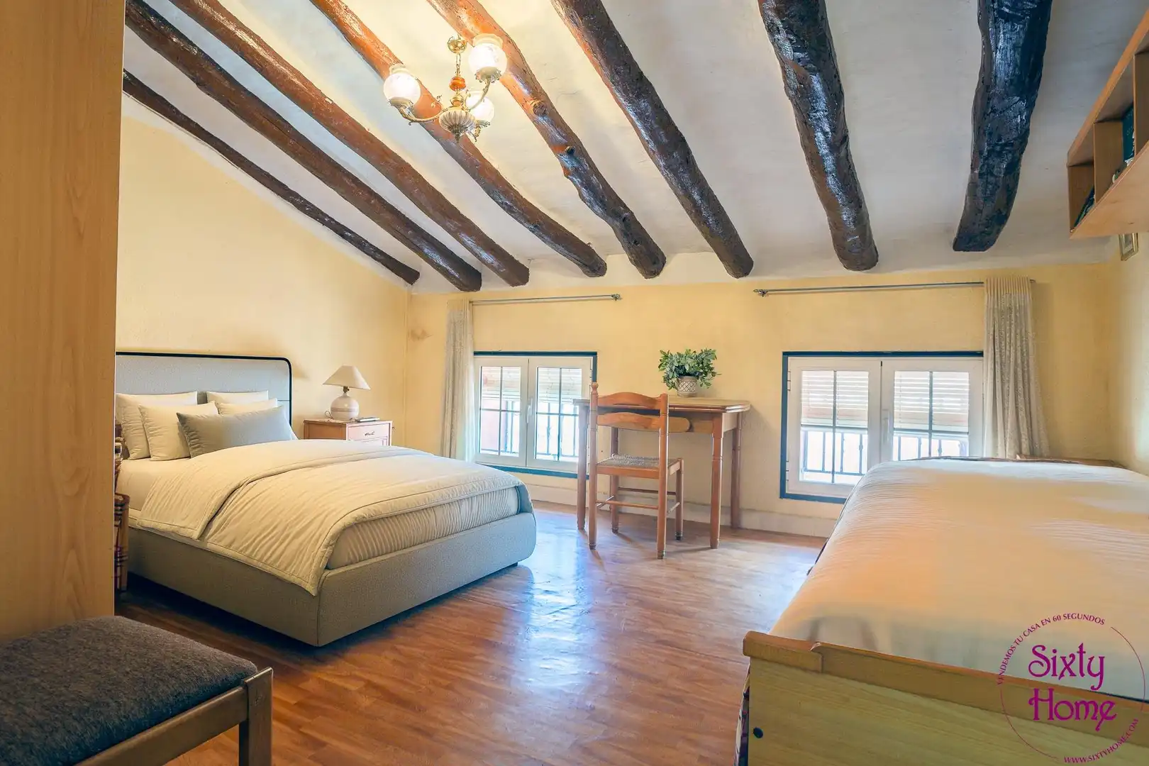 Bedroom of Houses for sale in Andorra (Teruel)  with Storage room, Furnished and Balcony