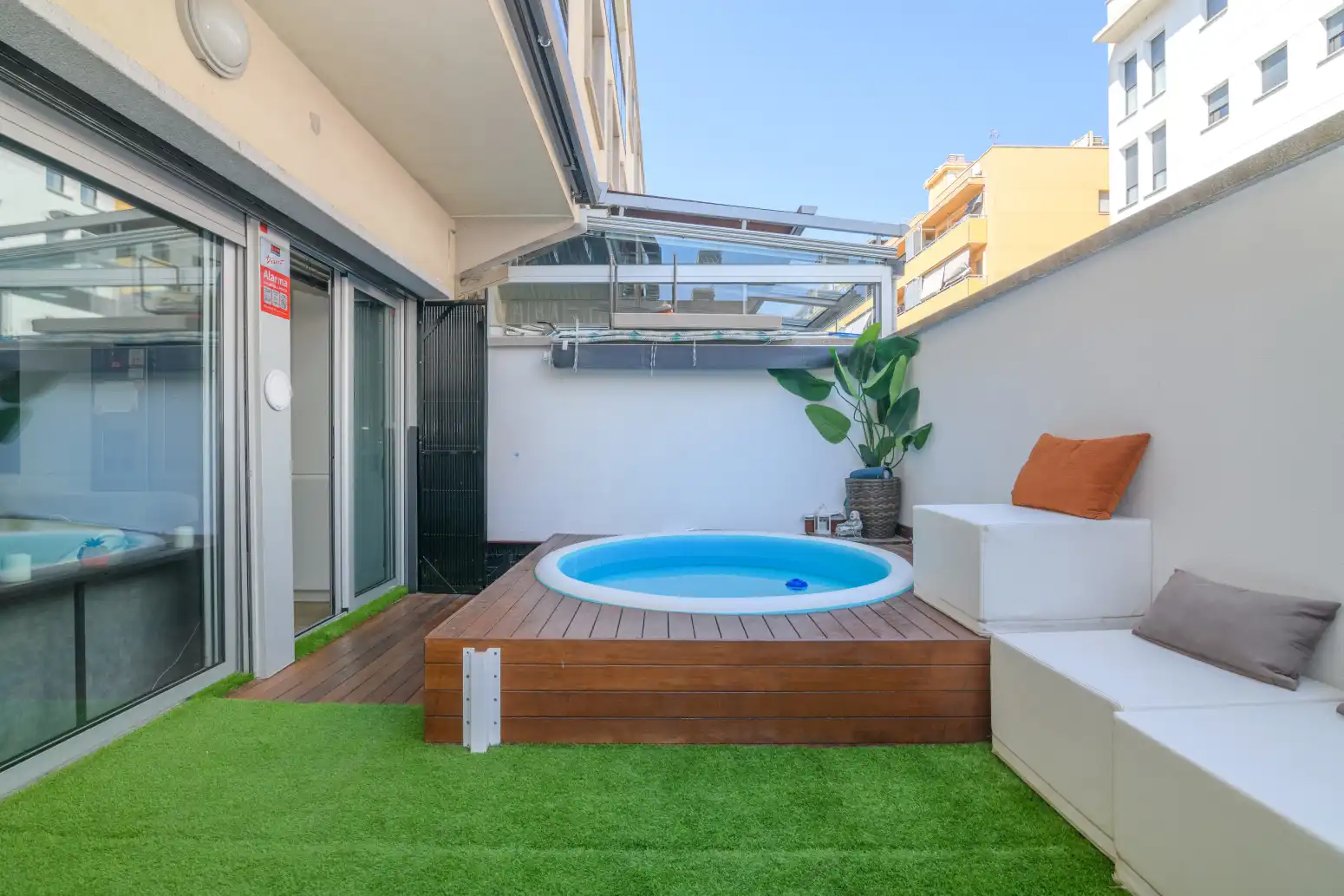 Terrace of Flat for sale in Viladecans  with Air Conditioner, Heating and Private garden