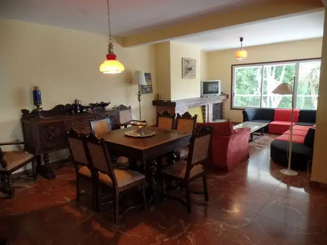 Menjador de Casa o xalet en venda en Culleredo amb Jardí privat, Parquet i Terrassa