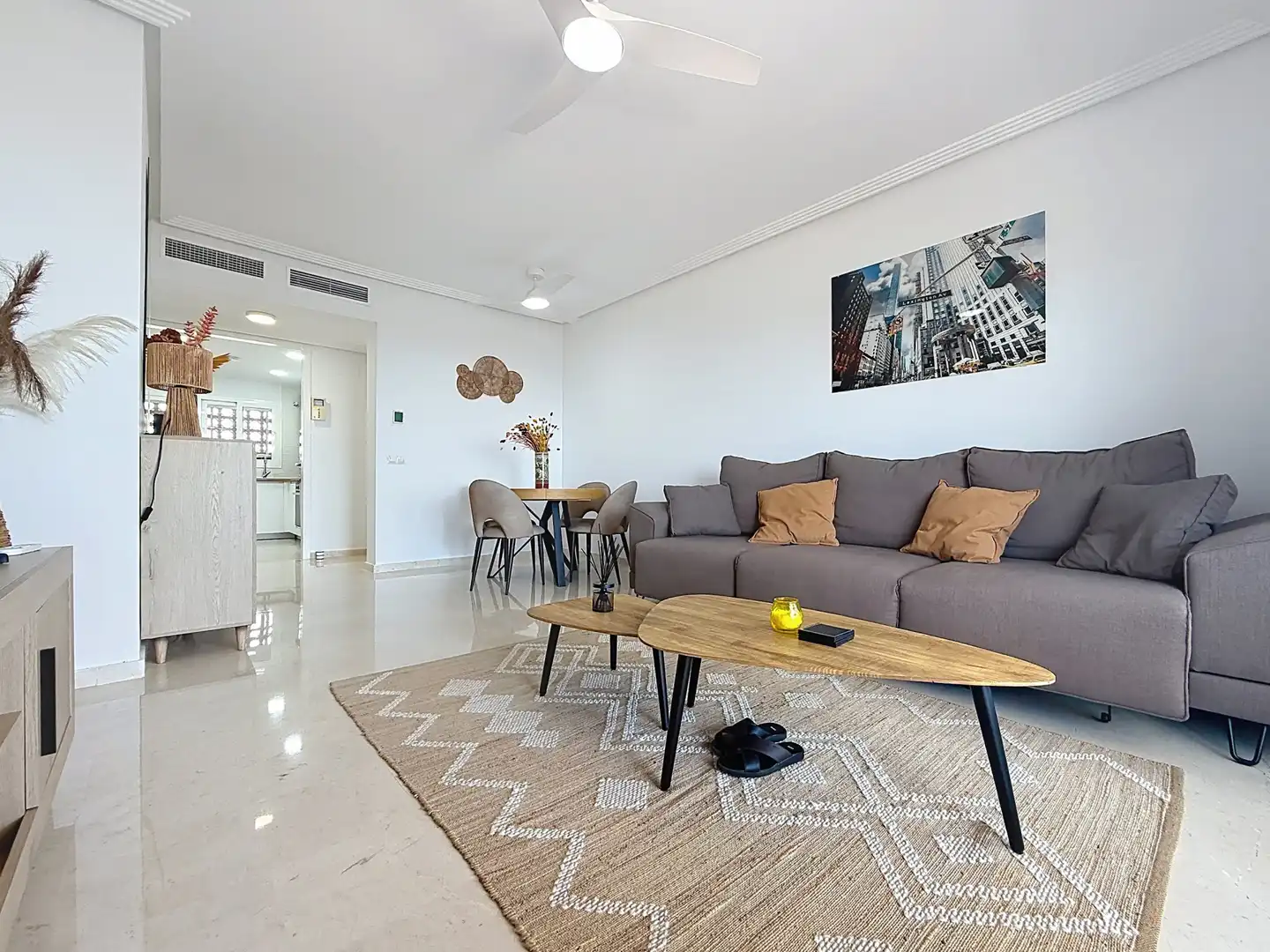 Living room of Apartments for sale in Manilva  with Air Conditioner, Terrace and Storage room