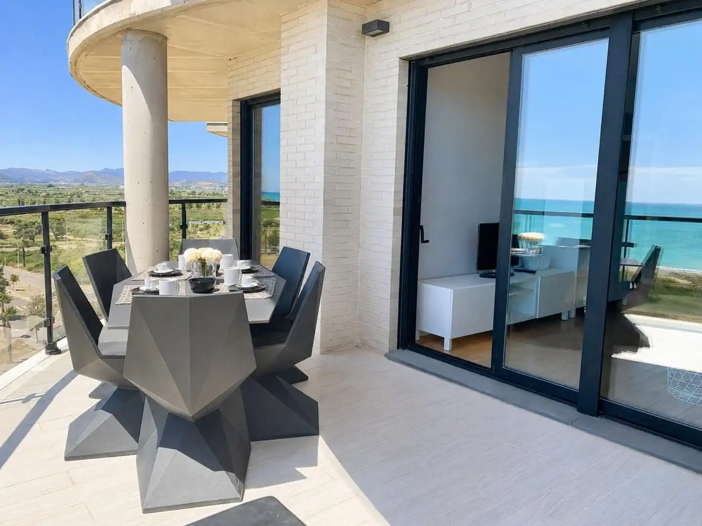 Terrace of Apartments for sale in Moncofa  with Air Conditioner, Parquet flooring and Terrace