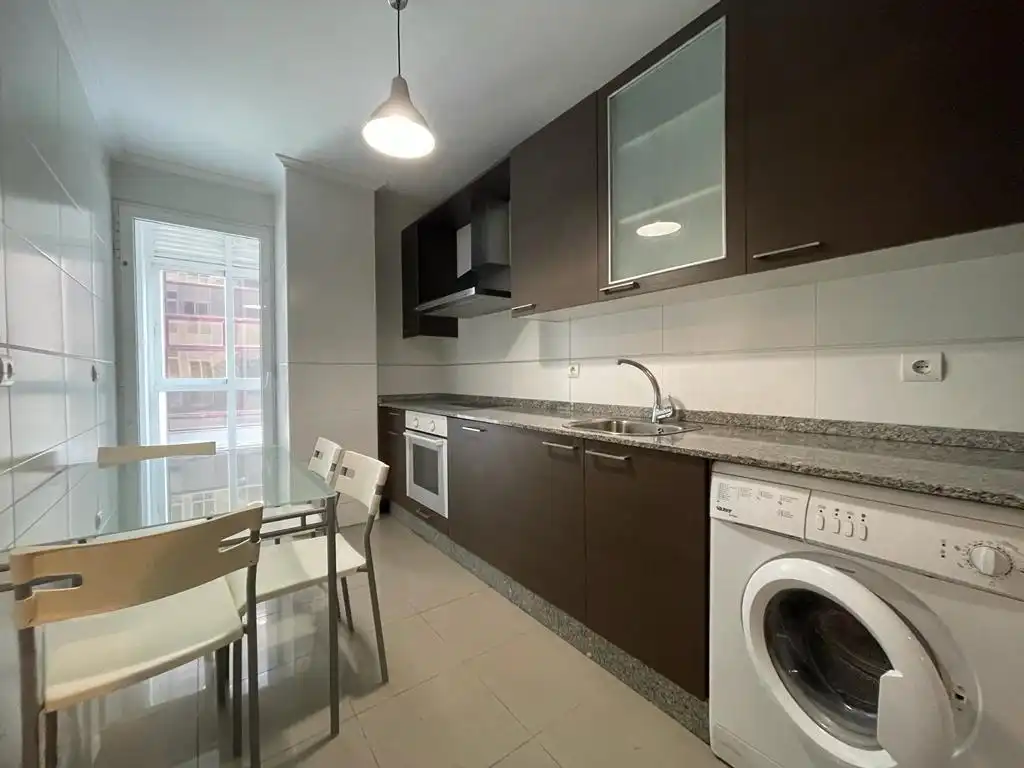 Kitchen of Apartments for rent in Ponferrada  with Heating, Furnished and Balcony
