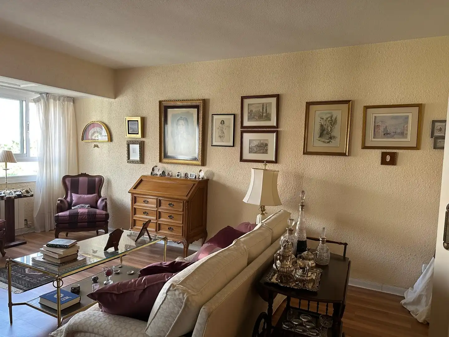 Wohnzimmer von Wohnung zum Verkauf in Ciudad Real mit Klimaanlage, Heizung und Terrasse