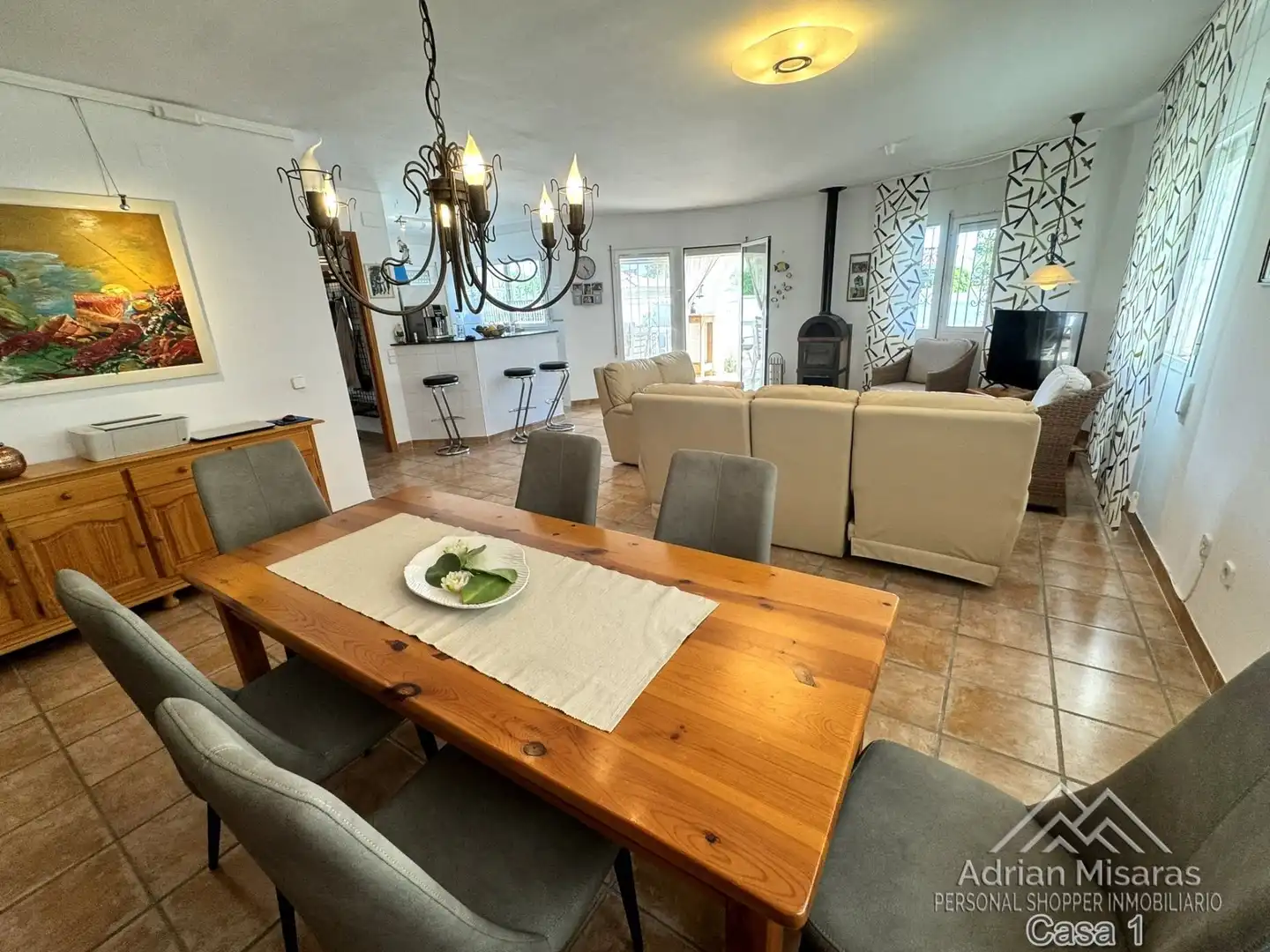 Comedor de Casa o chalet en venta en Deltebre con Aire acondicionado, Piscina y Amueblado