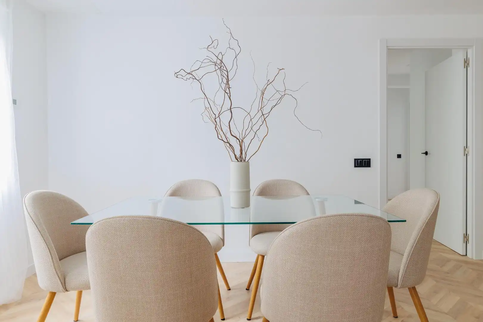 Menjador de Apartament en venda en Madrid amb Jardí privat i Terrassa