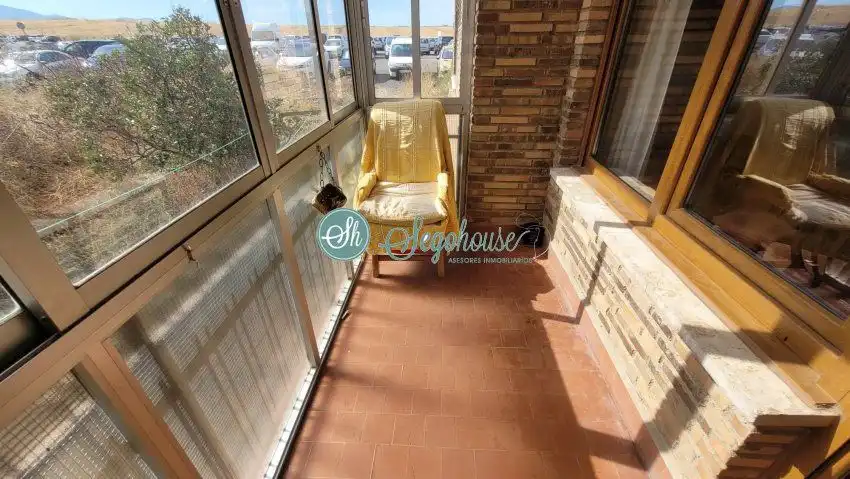 Balcony of Flat for sale in Segovia  with Heating, Parquet flooring and Terrace