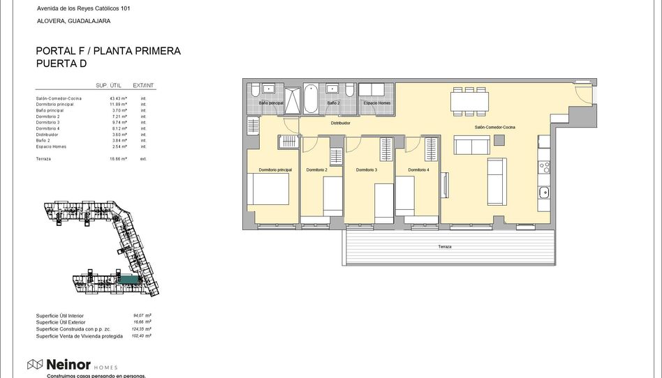 Foto 1 de Piso en venta en Avenida Camino las Fuentes, Alovera, Guadalajara