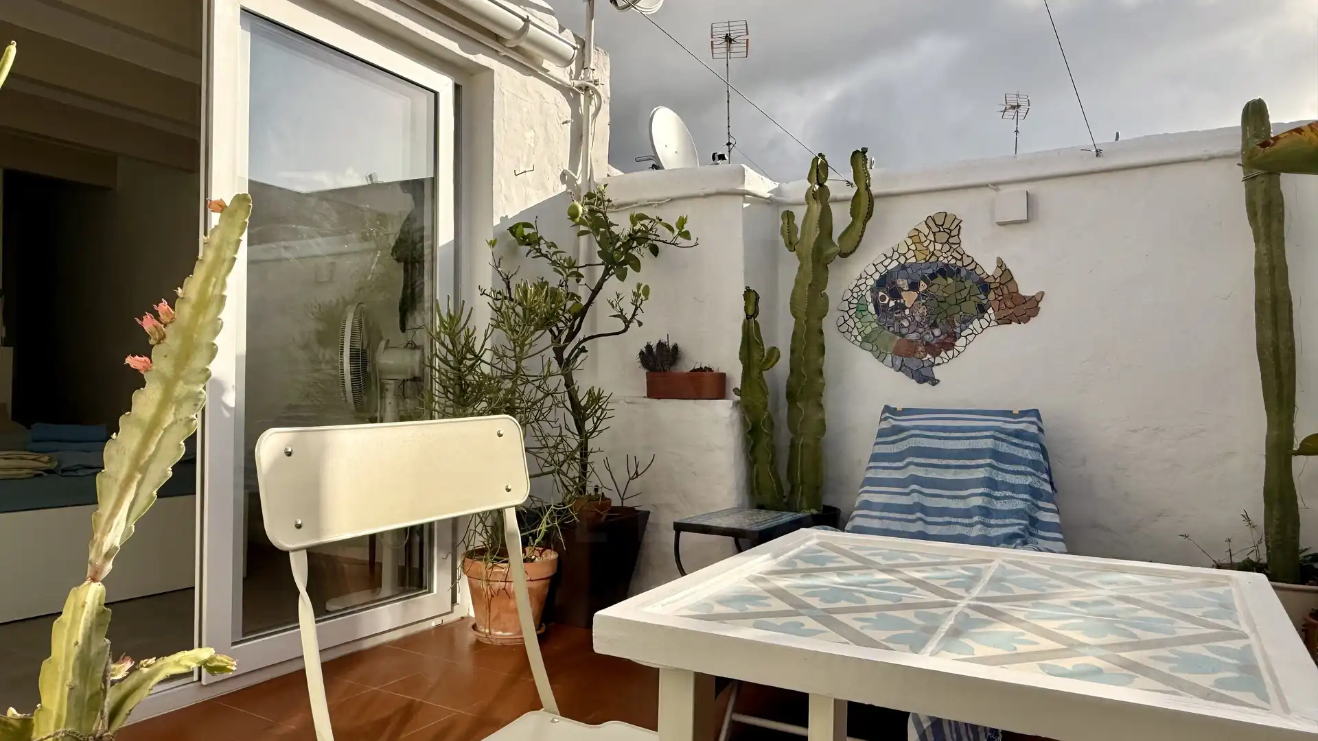 Balcony of Duplexes for sale in Tarifa  with Air Conditioner, Heating and Terrace