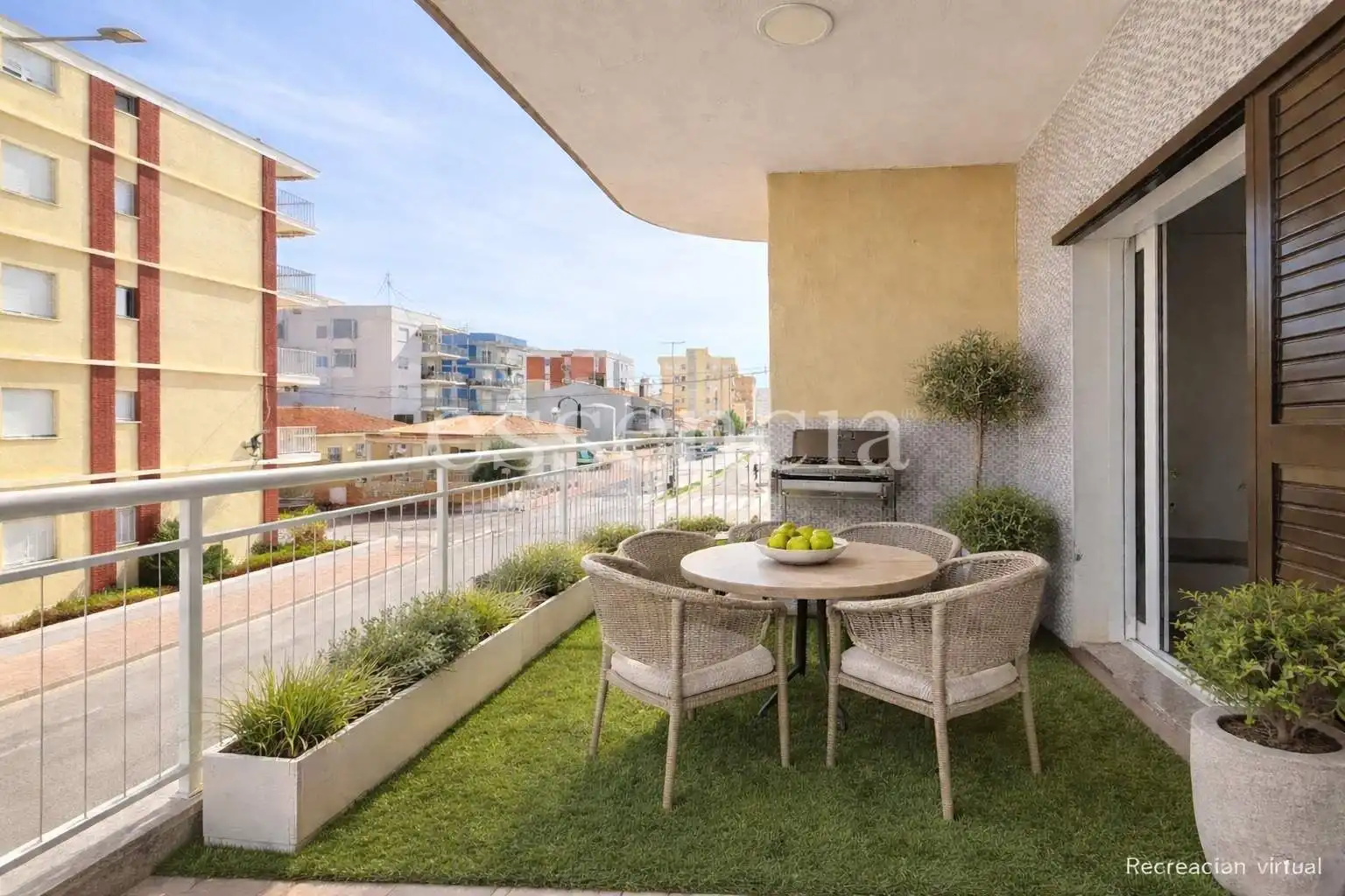 Terrasse von Wohnung zum Verkauf in Piles mit Terrasse und Balkon