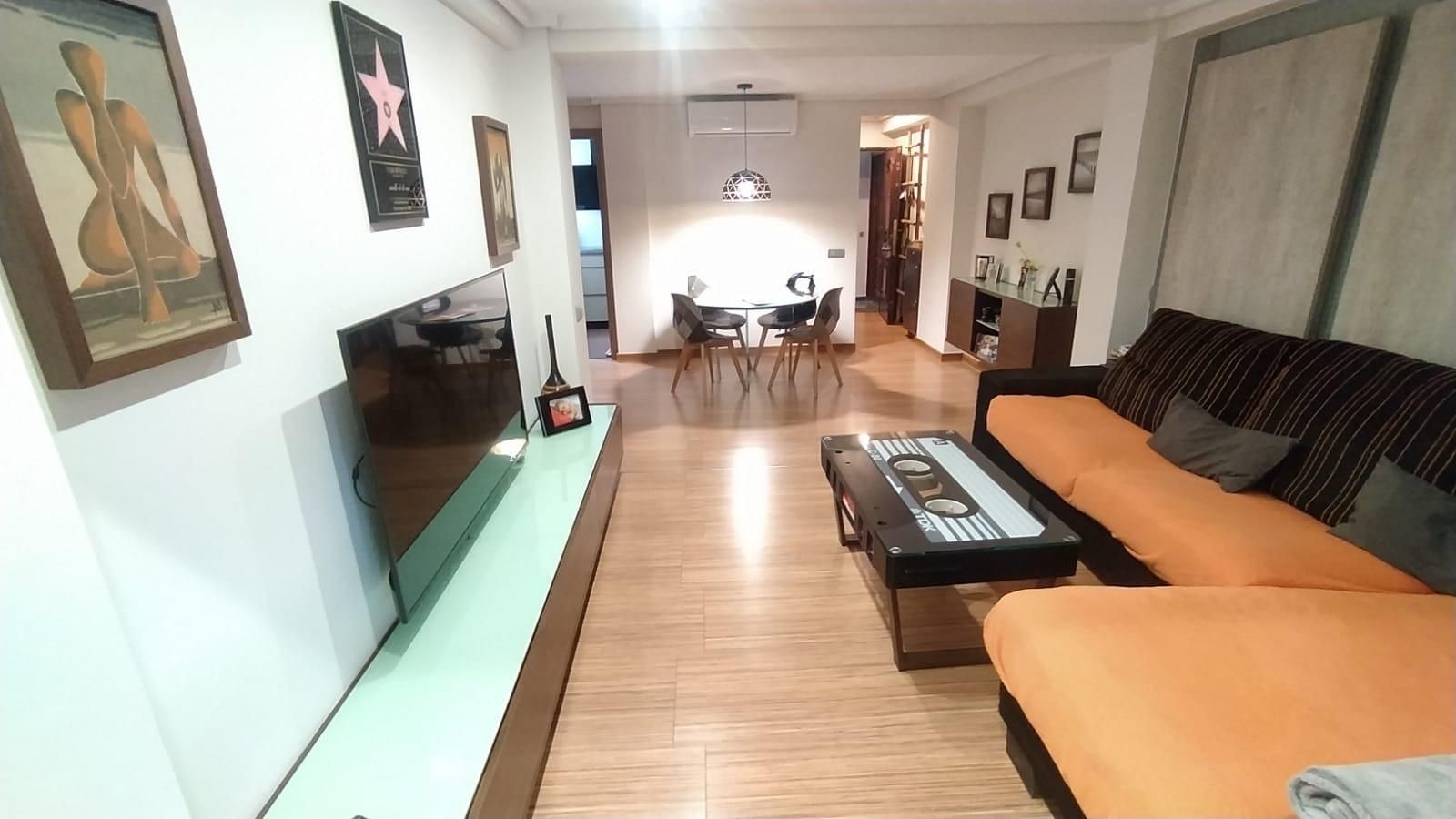 Living room of Flat for sale in Málaga Capital  with Air Conditioner and Terrace