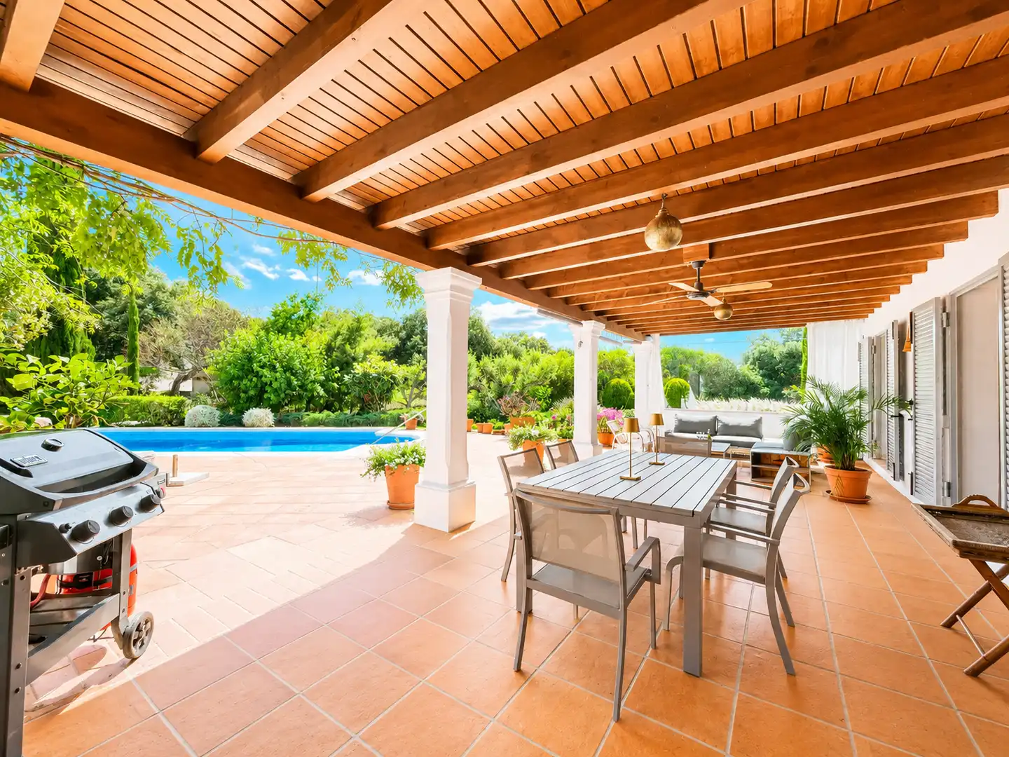 Terrassa de Casa o xalet en venda en Sotogrande amb Aire condicionat, Jardí privat i Terrassa