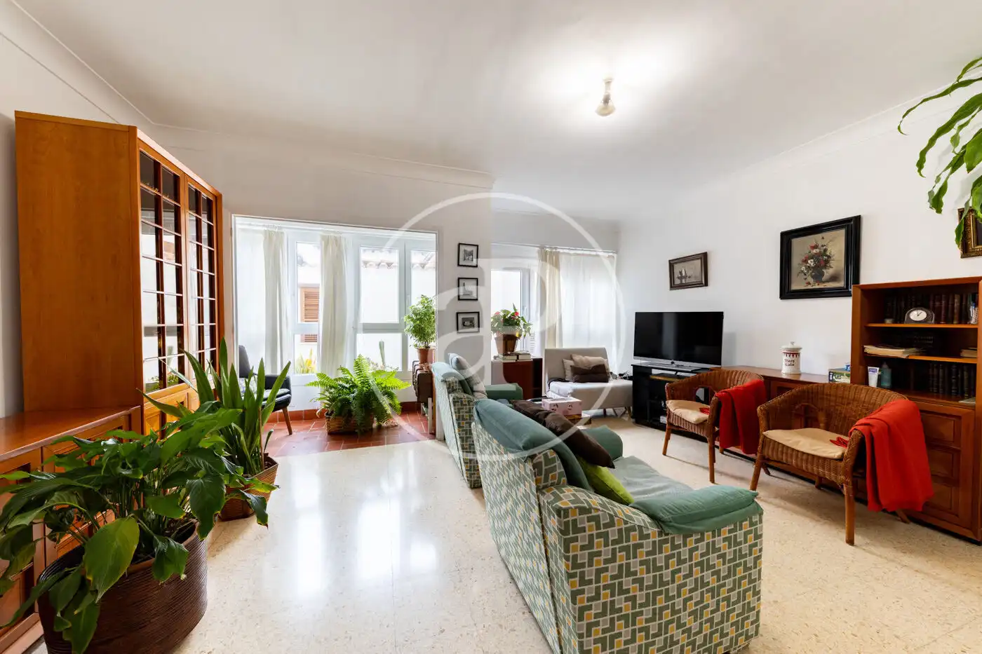 Sala d'estar de Pis en venda en  Palma de Mallorca amb Calefacció i Balcó