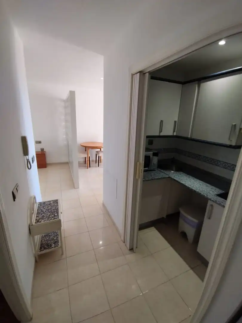 Kitchen of Flat for rent in Vícar  with Air Conditioner, Terrace and Furnished