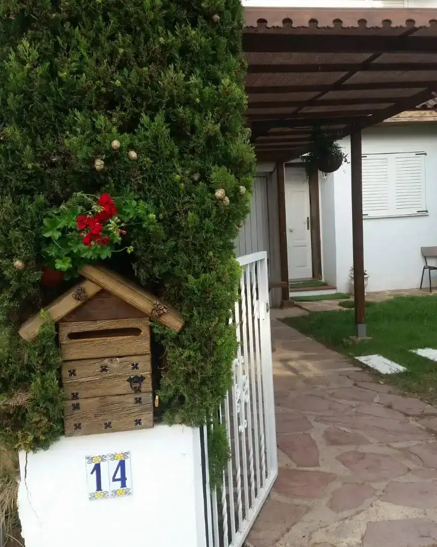 Jardí de Casa adosada de lloguer en Corinto - Almarda
