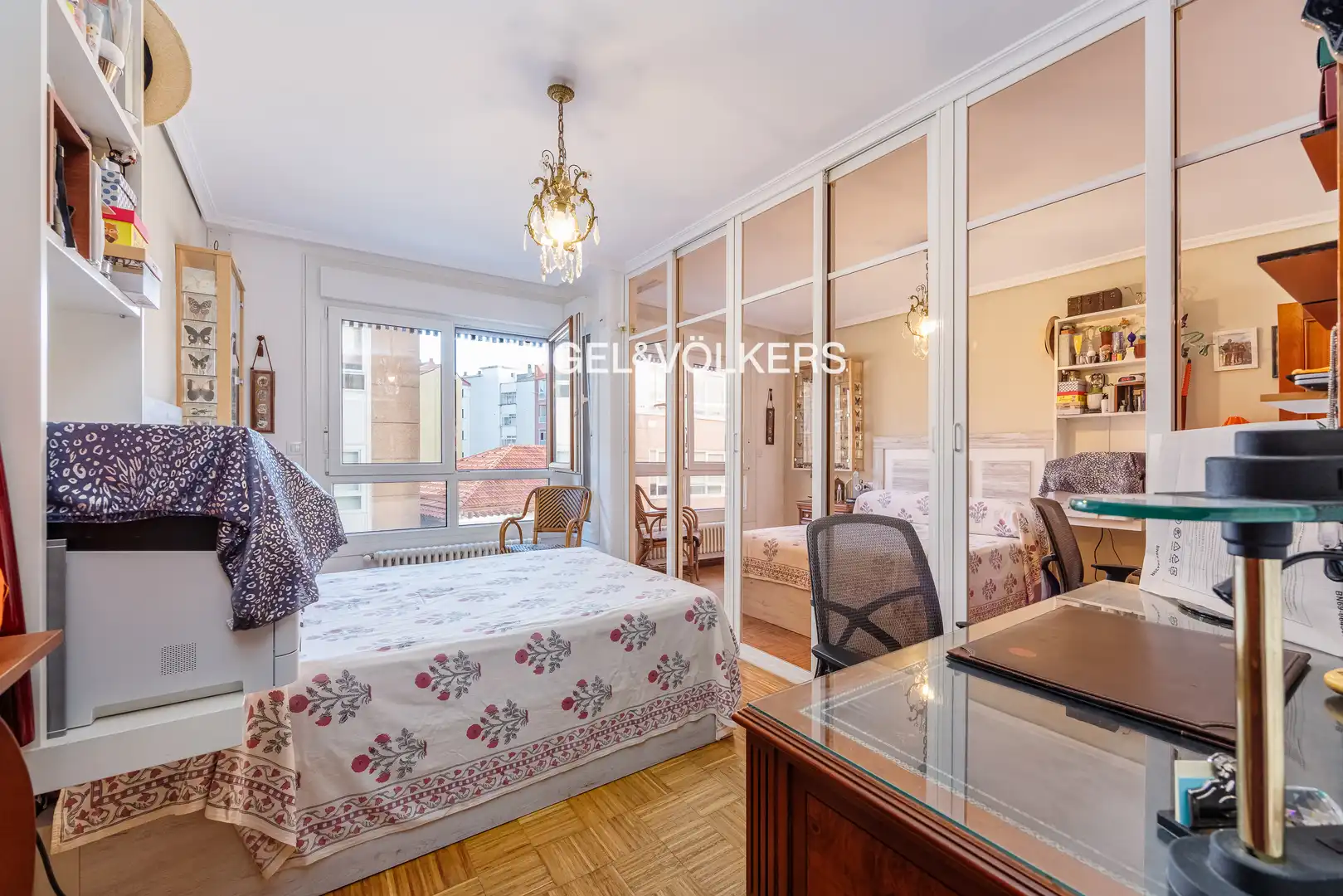 Bedroom of Flat for sale in Baiona  with Heating, Parquet flooring and Terrace