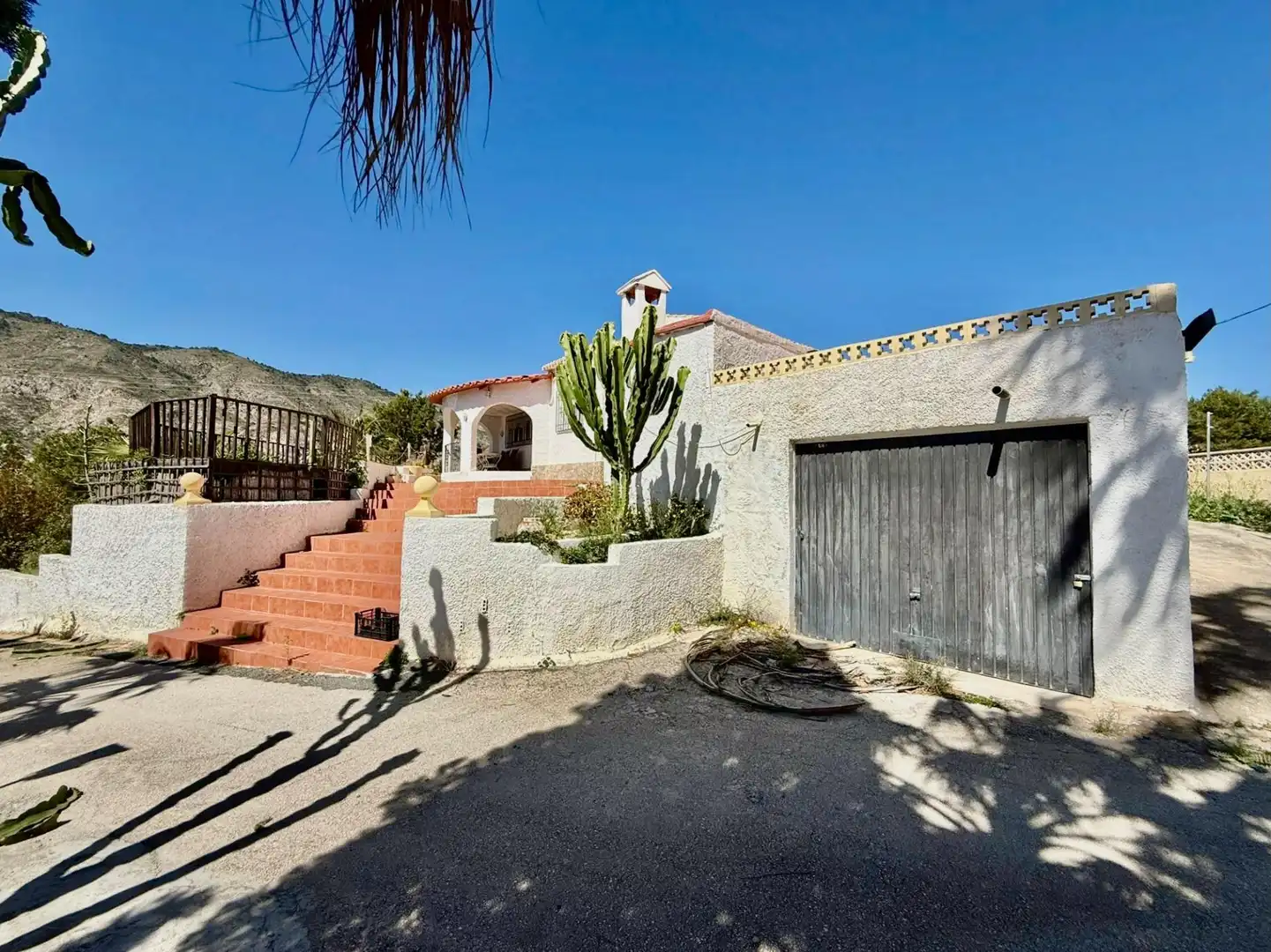 Vista exterior de Casa o chalet en venta en Orxeta con Aire acondicionado, Jardín privado y Terraza