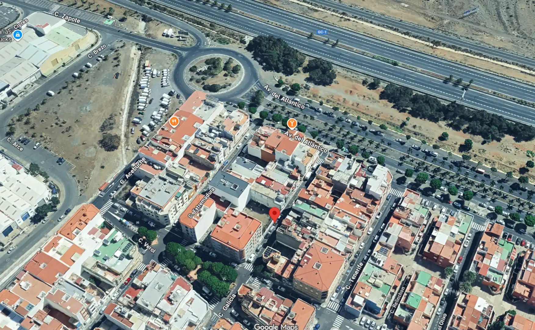 Vista exterior de Residencial en venda en Santa Lucía de Tirajana