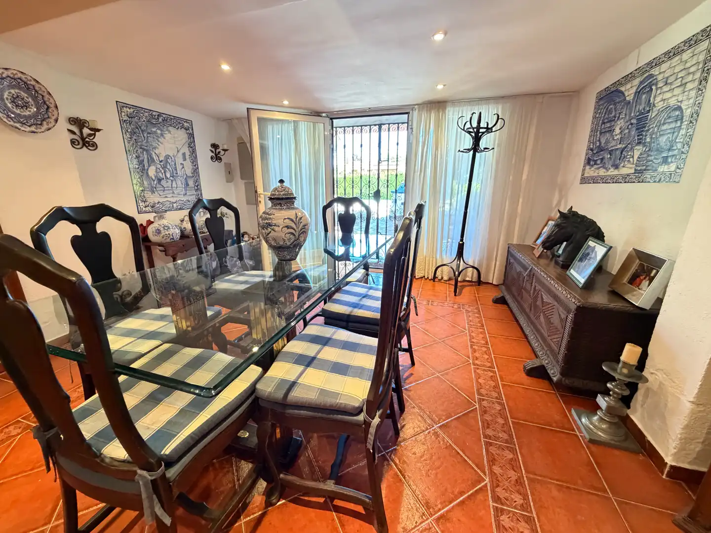 Comedor de Casa o chalet en venta en Pelayos de la Presa con Jardín privado, Piscina y Amueblado