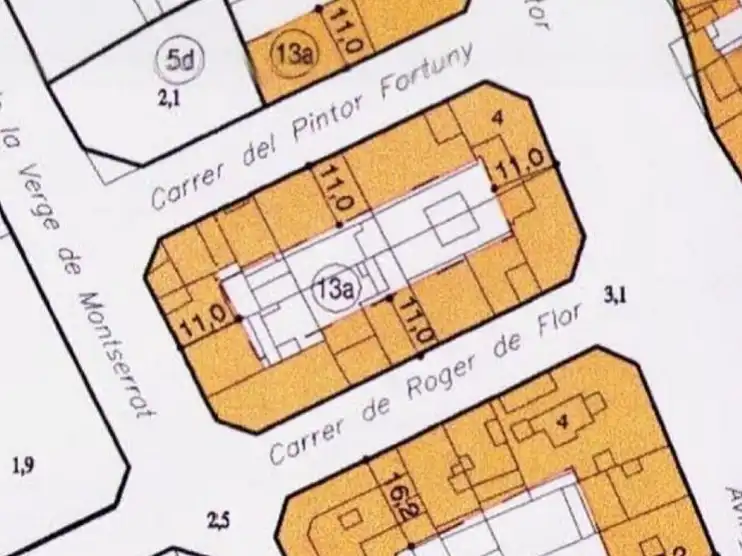 Wohnbaugrundstück zum Verkauf in Carrer de Roger de Flor 6, imagen 3