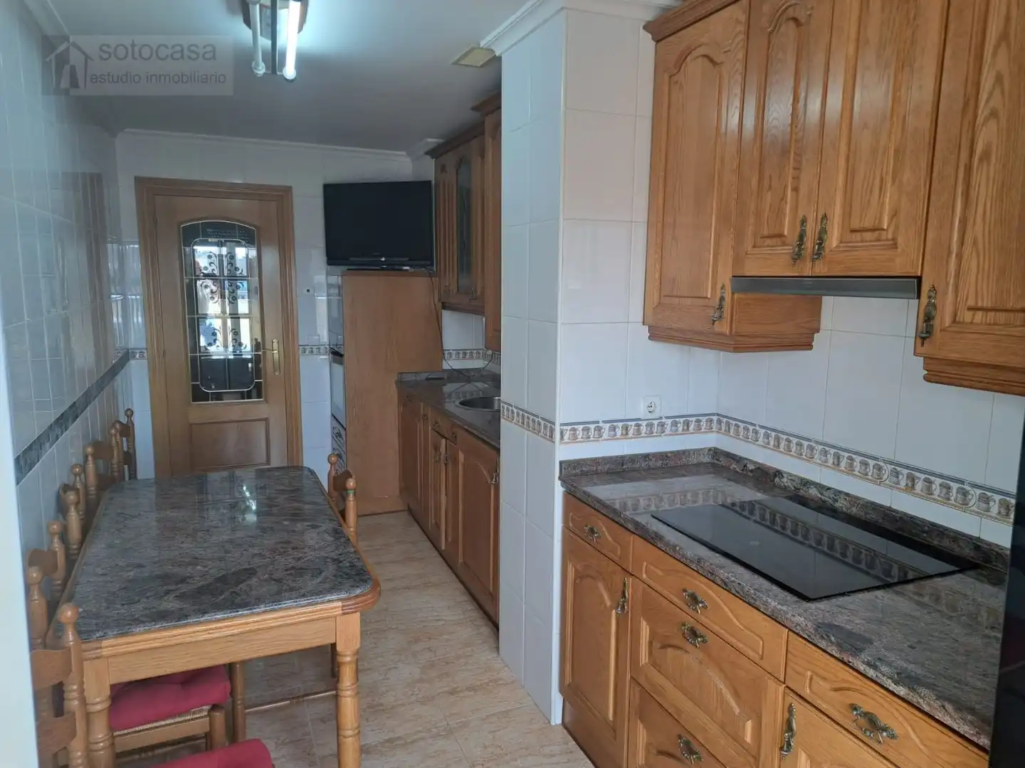 Kitchen of Attic for rent in Valladolid  with Heating, Terrace and Swimming Pool
