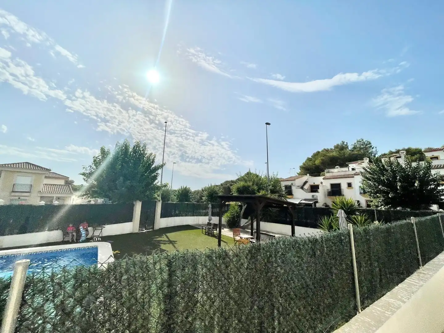 Vista exterior de Casa o chalet de alquiler en Pilar de la Horadada con Aire acondicionado, Terraza y Piscina