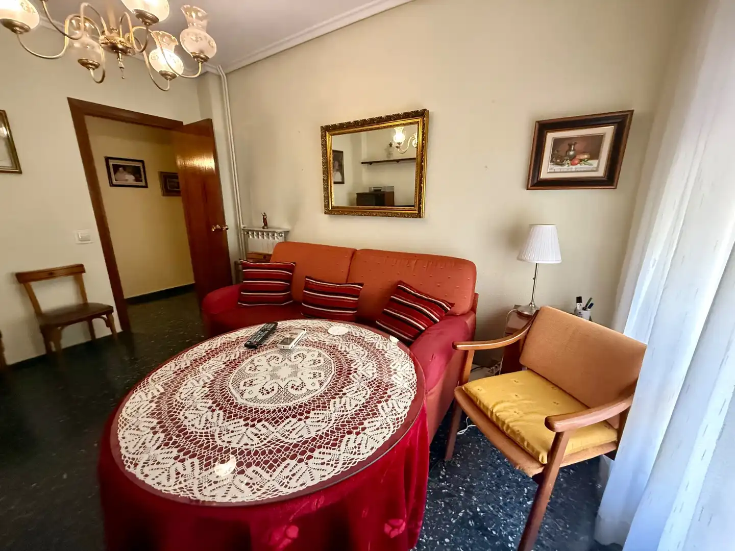 Living room of Flat for sale in Ciudad Real  with Air Conditioner, Heating and Furnished