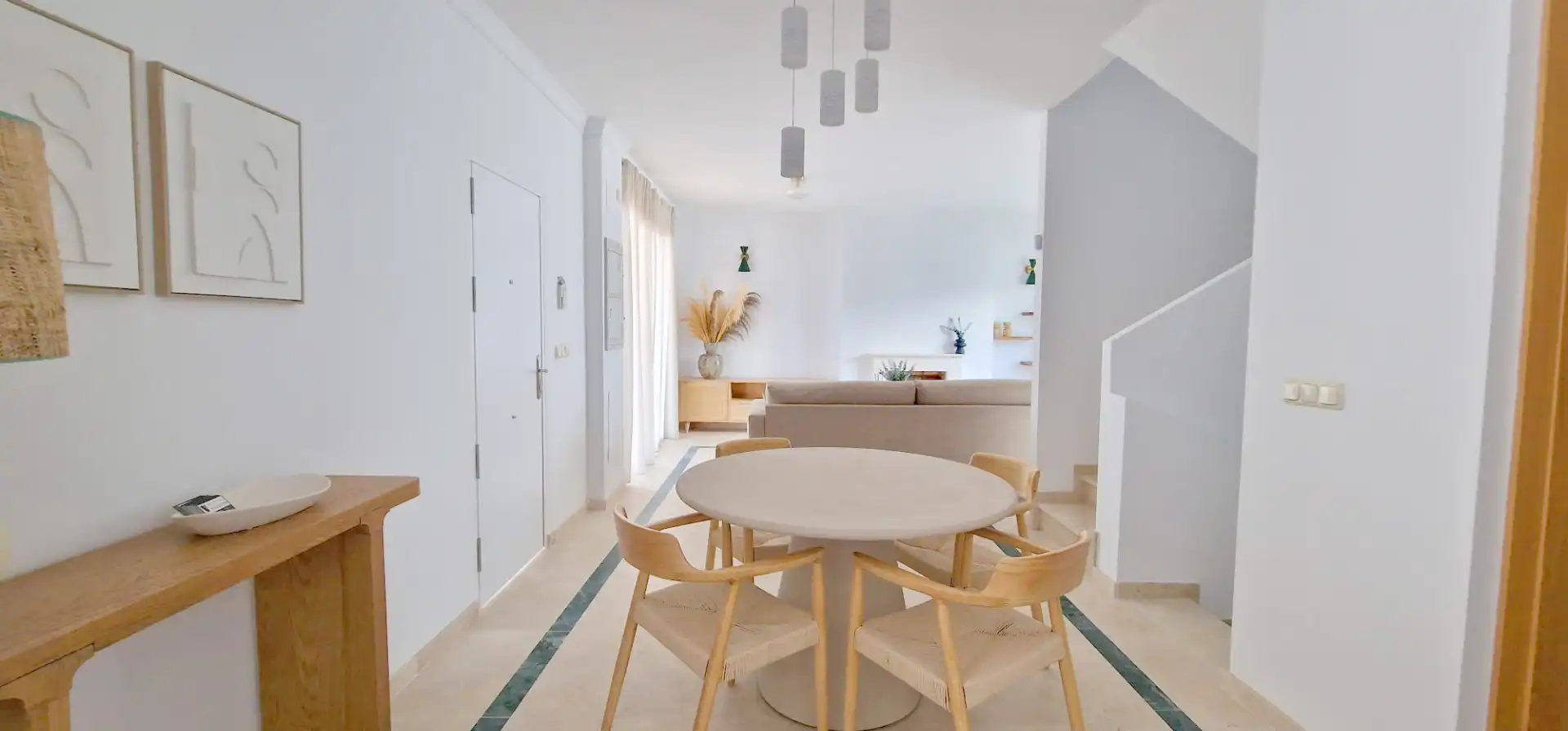 Comedor de Casa adosada en venta en Casares con Jardín privado, Terraza y Trastero