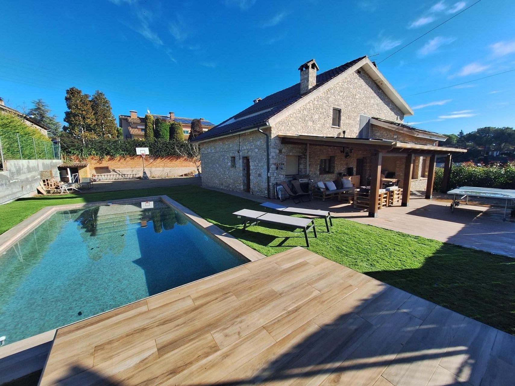 Piscina de Casa o chalet en venta en Igualada con Aire acondicionado, Calefacción y Terraza