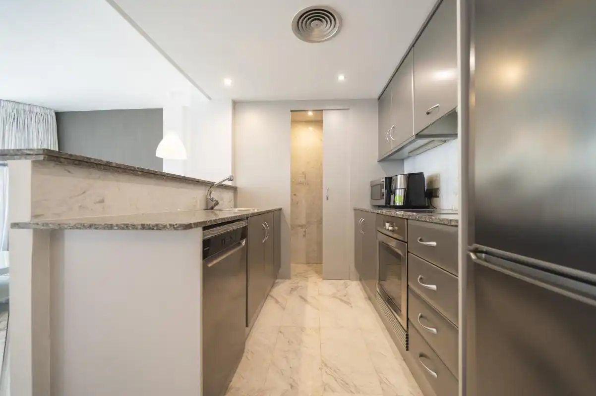 Kitchen of Flat for rent in Eivissa  with Air Conditioner, Heating and Swimming Pool