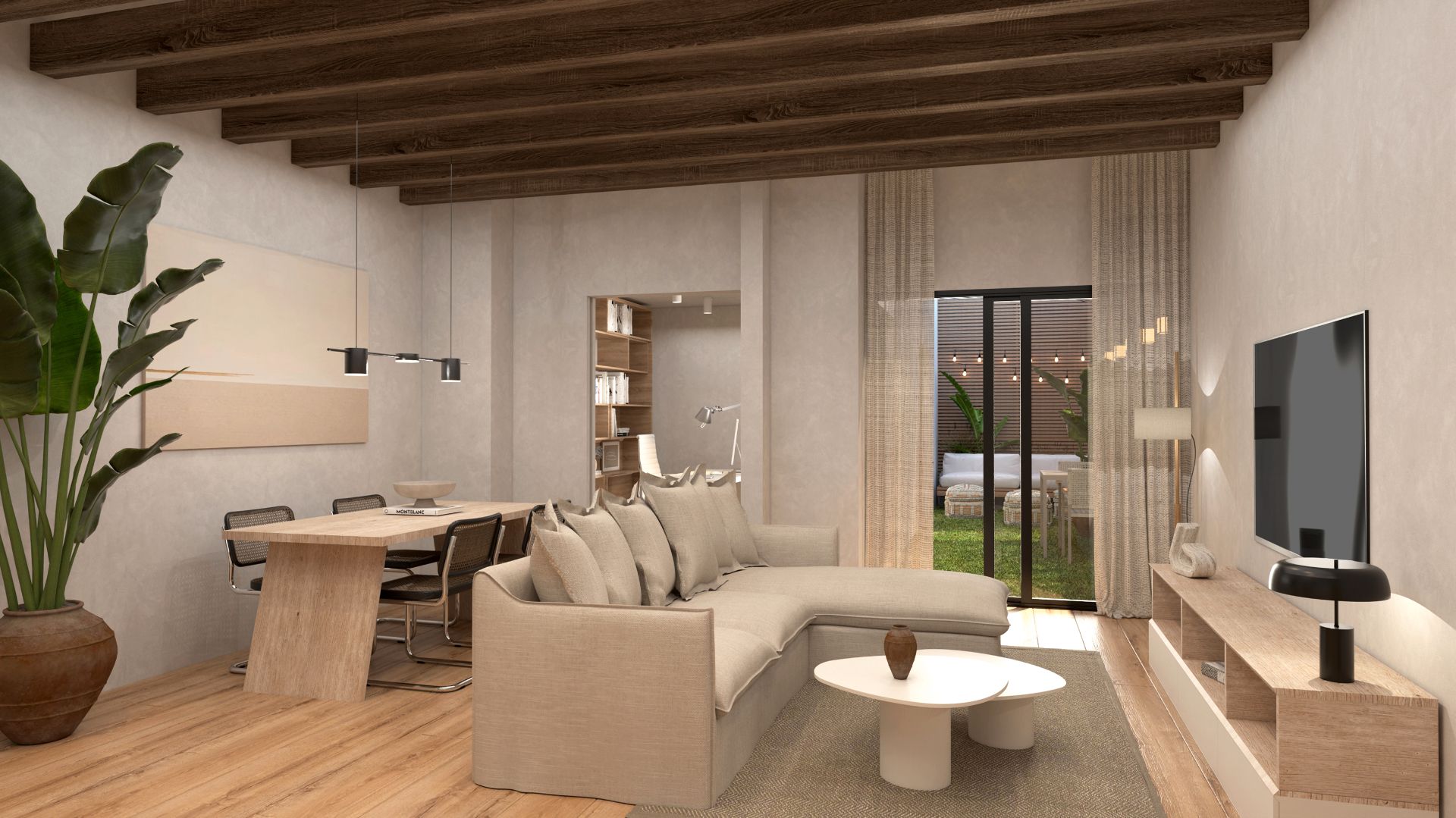 Sala d'estar de Planta baixa en venda en Caldes d'Estrac amb Aire condicionat i Calefacció