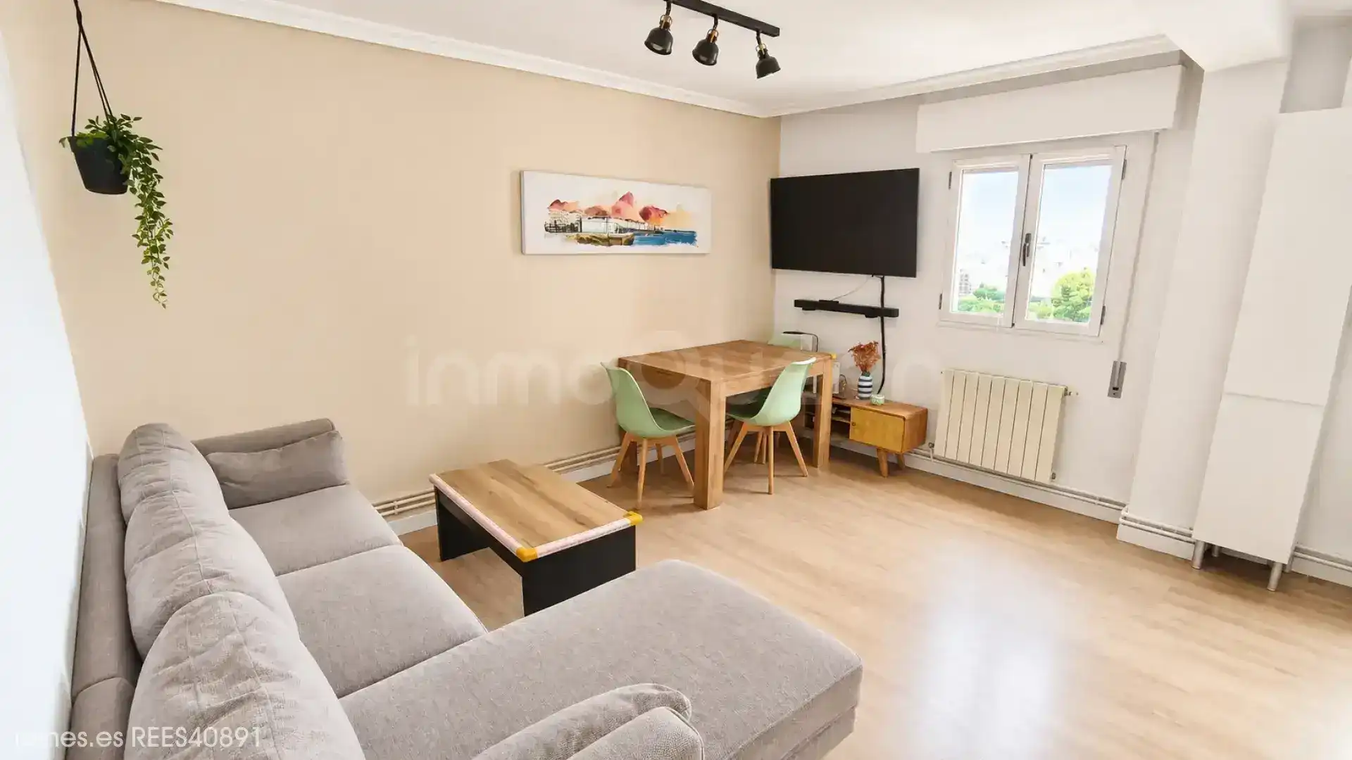 Wohnzimmer von Wohnung zum Verkauf in Santander mit Heizung und Möbliert