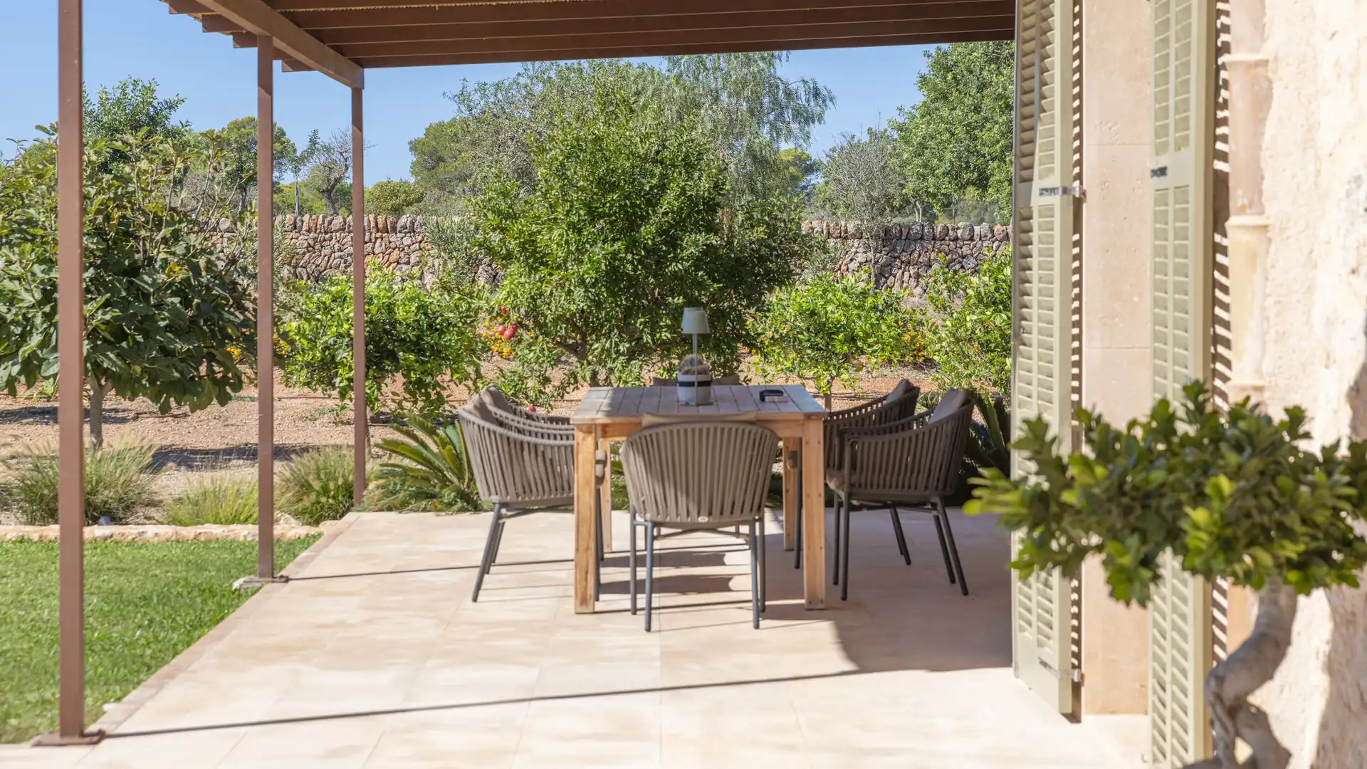 Terrace of Country homes for sale in Ses Salines  with Air Conditioner, Heating and Terrace