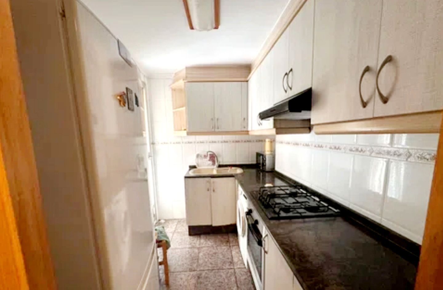 Kitchen of Flat for sale in  Valencia Capital  with Air Conditioner and Balcony