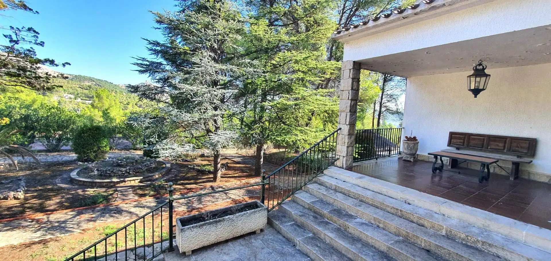 Terrassa de Casa o xalet en venda en Cocentaina amb Calefacció, Jardí privat i Terrassa